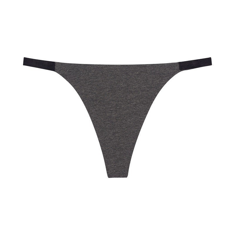 E 3 Pack Women's Breathable Cotton Thong Panties