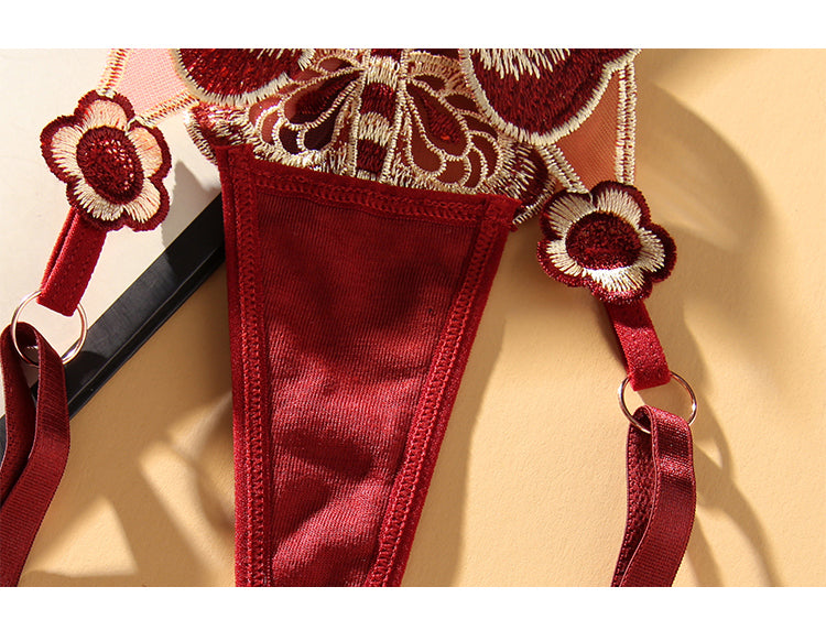 D 6 pack Butterfly sexy underwear G-string panties ladies thong
