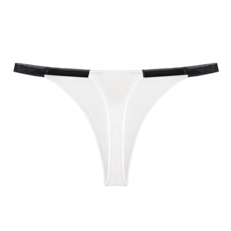 E 3 Pack Women's Breathable Cotton Thong Panties