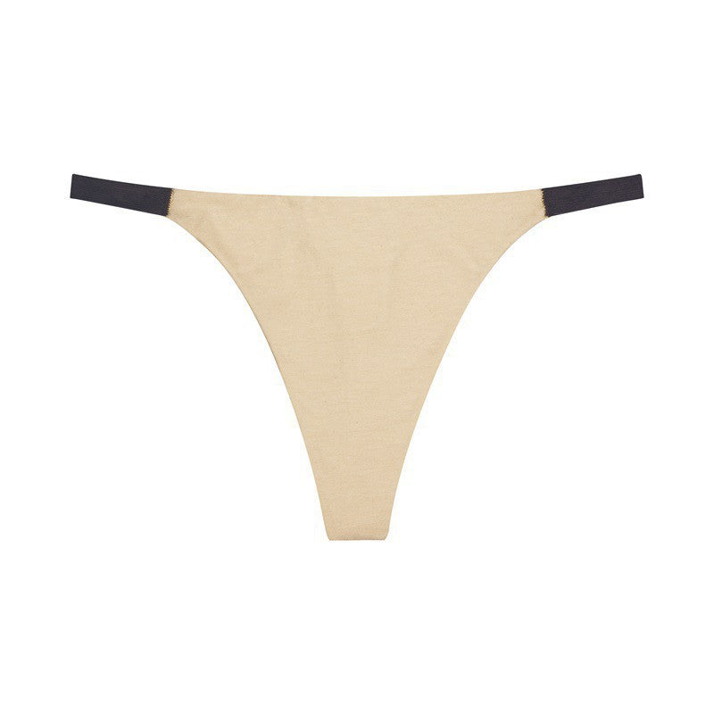 E 3 Pack Women's Breathable Cotton Thong Panties