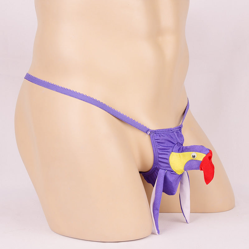B 6pack Sexy man parrot underwear fashion man thong 50-90KG
