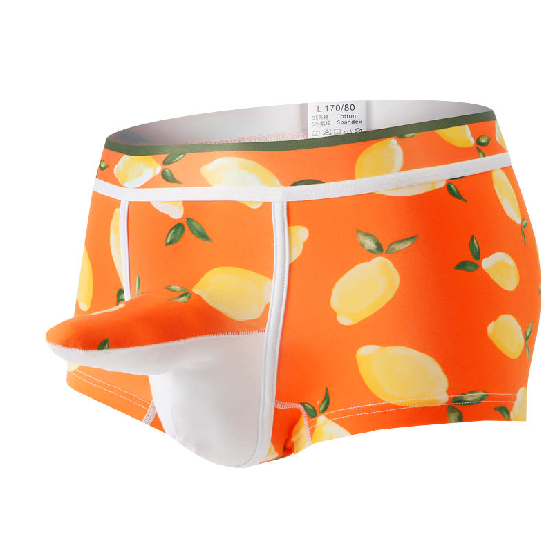 E) 4 Pack Men's Underwear Boxer Briefs Cotton Regular Long Mens Boxer Briefs Underwear